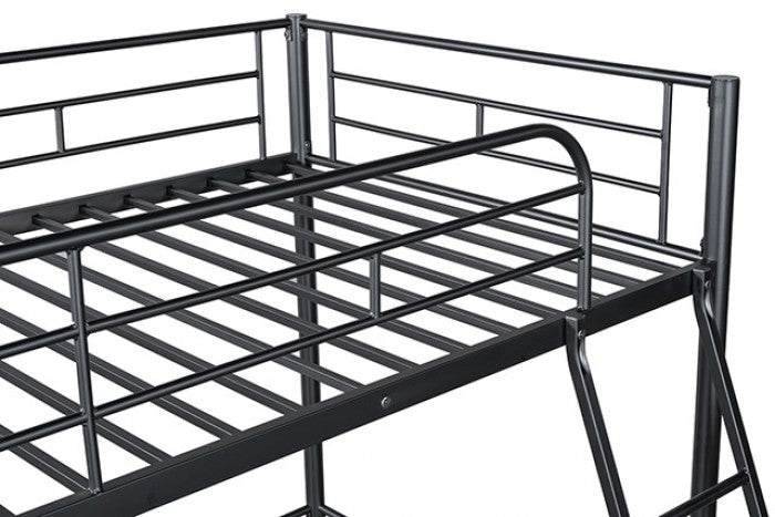 Myles Black Twin Loft Bed