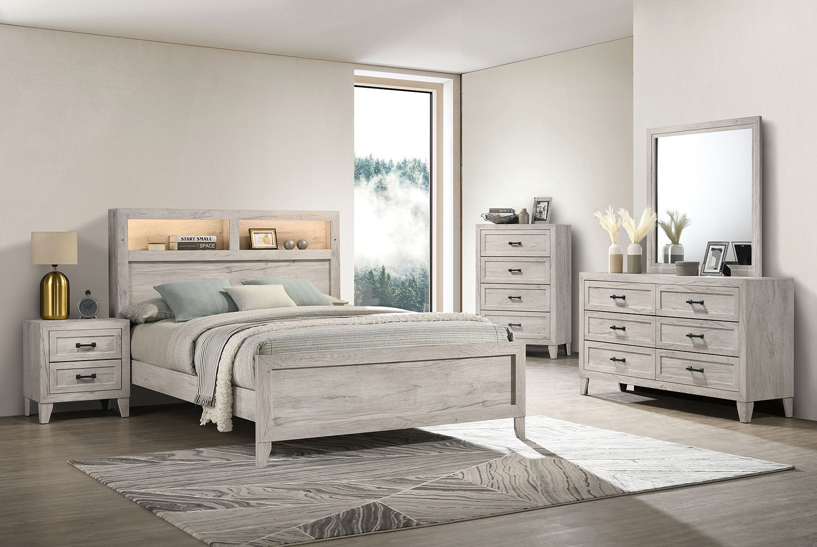 Mysen White Wash Chest