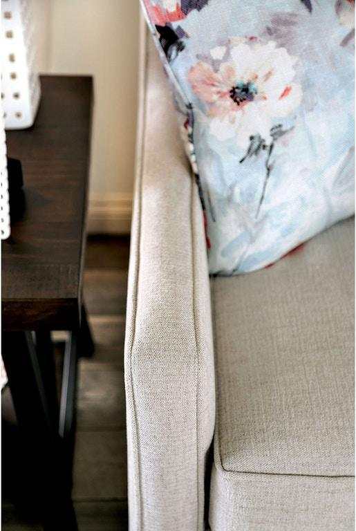 Nadene Ivory Stationary Sofa & Loveseat 2pc
