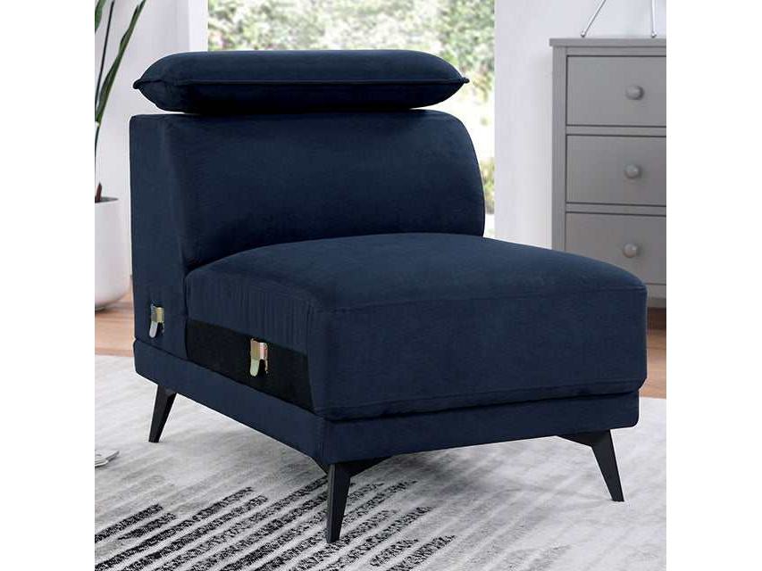 Napanee Navy Armless Chair