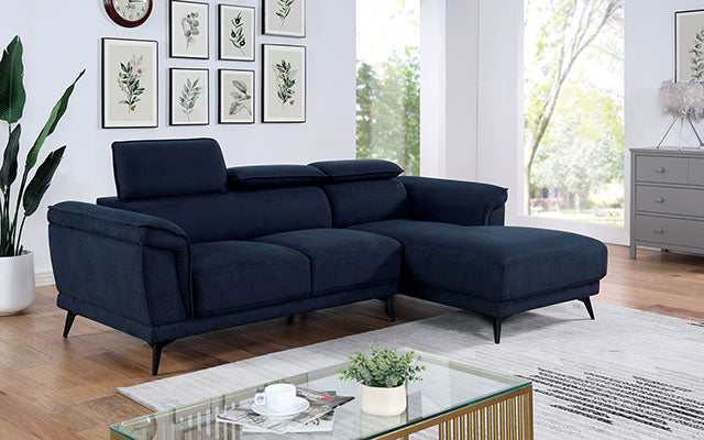 Napanee Navy Armless Chair