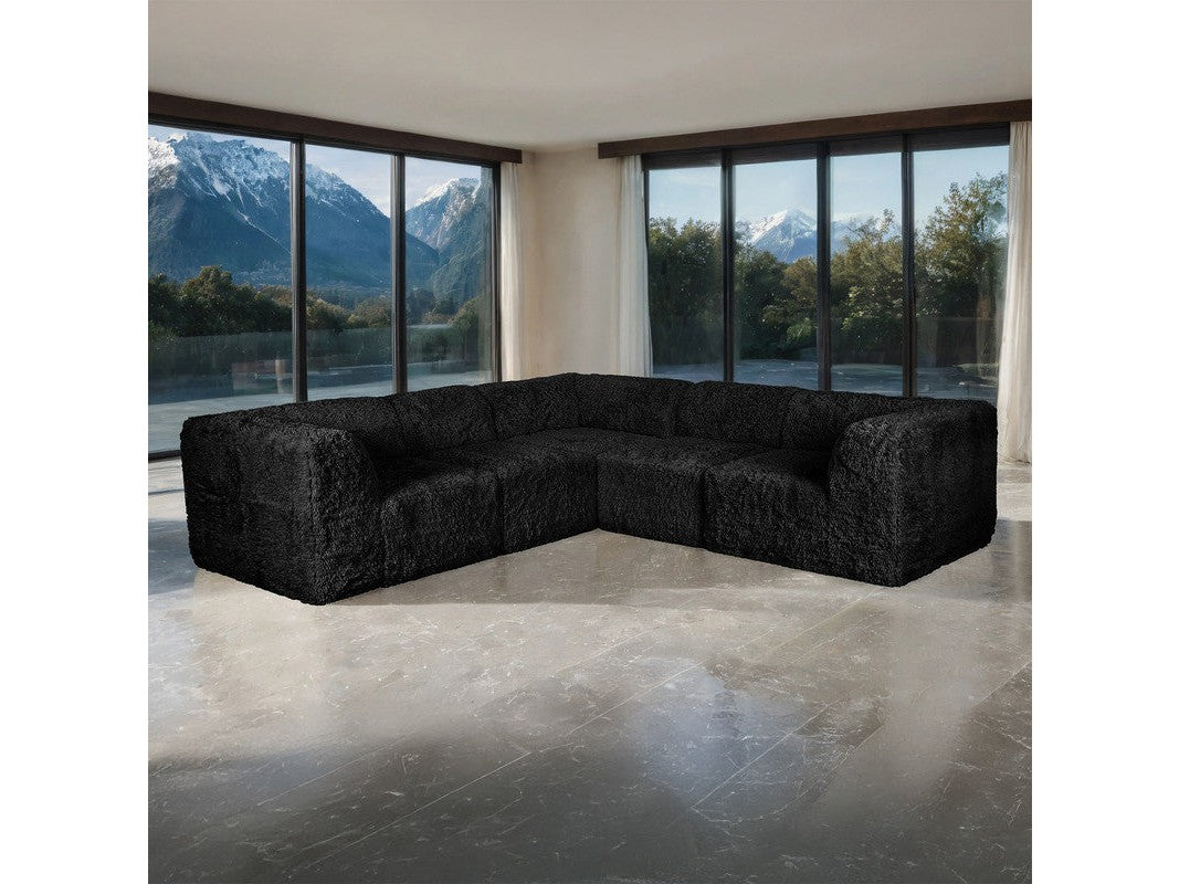 Nappi Black L-Sectional C