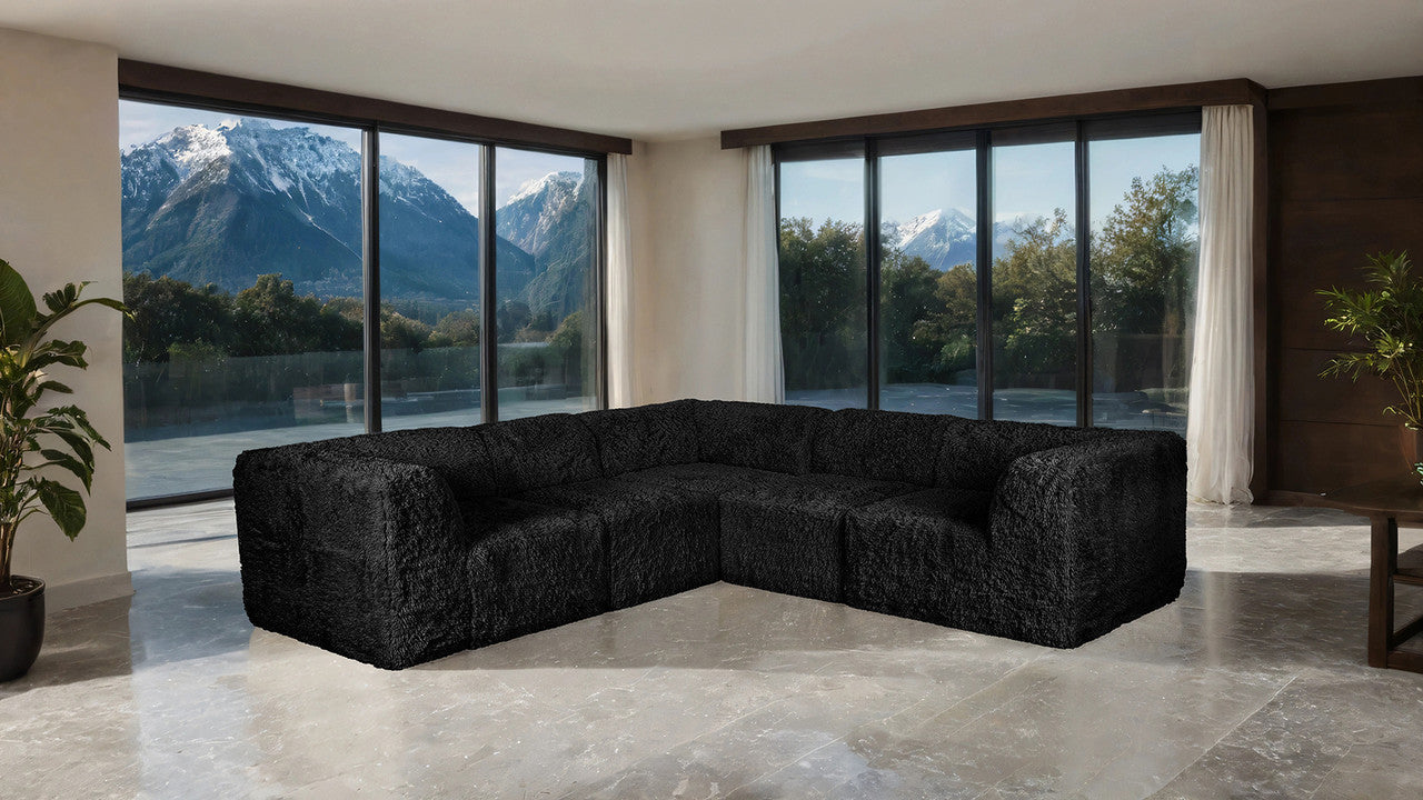 Nappi Black L-Sectional C