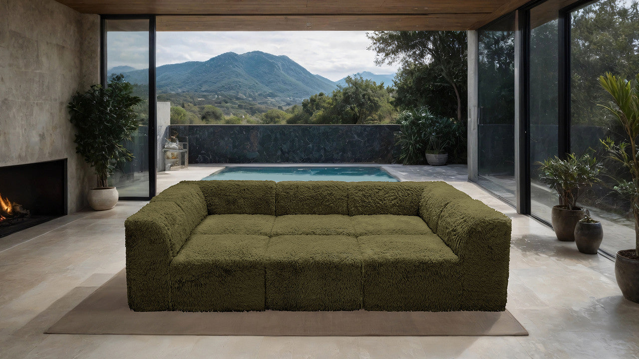 Nappi Olive Green Daybed