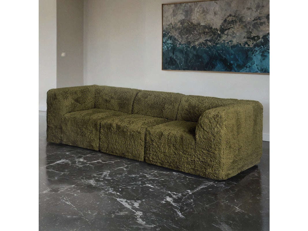 Nappi Olive Green Sofa