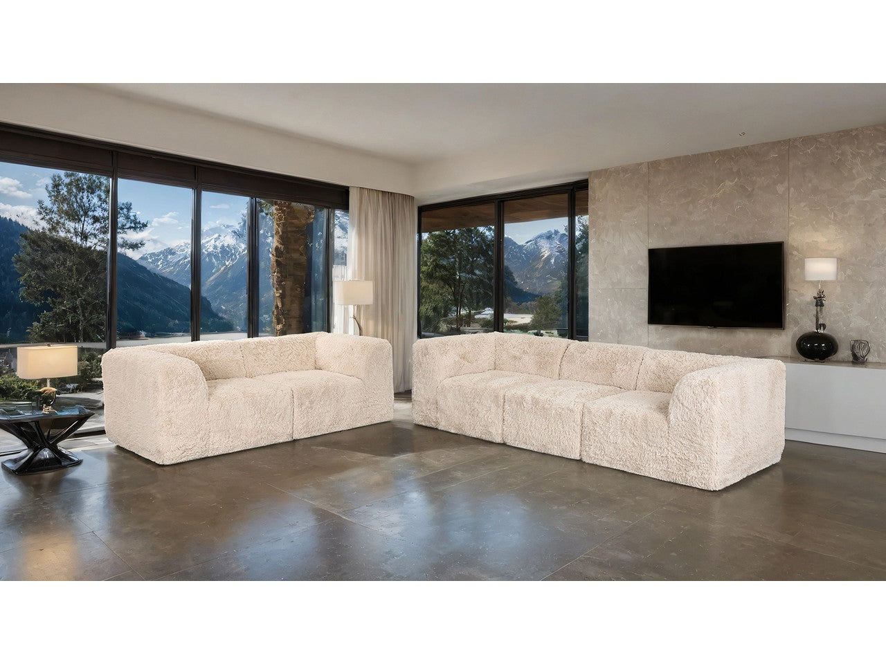 Nappi Sand Sofa & Loveseat