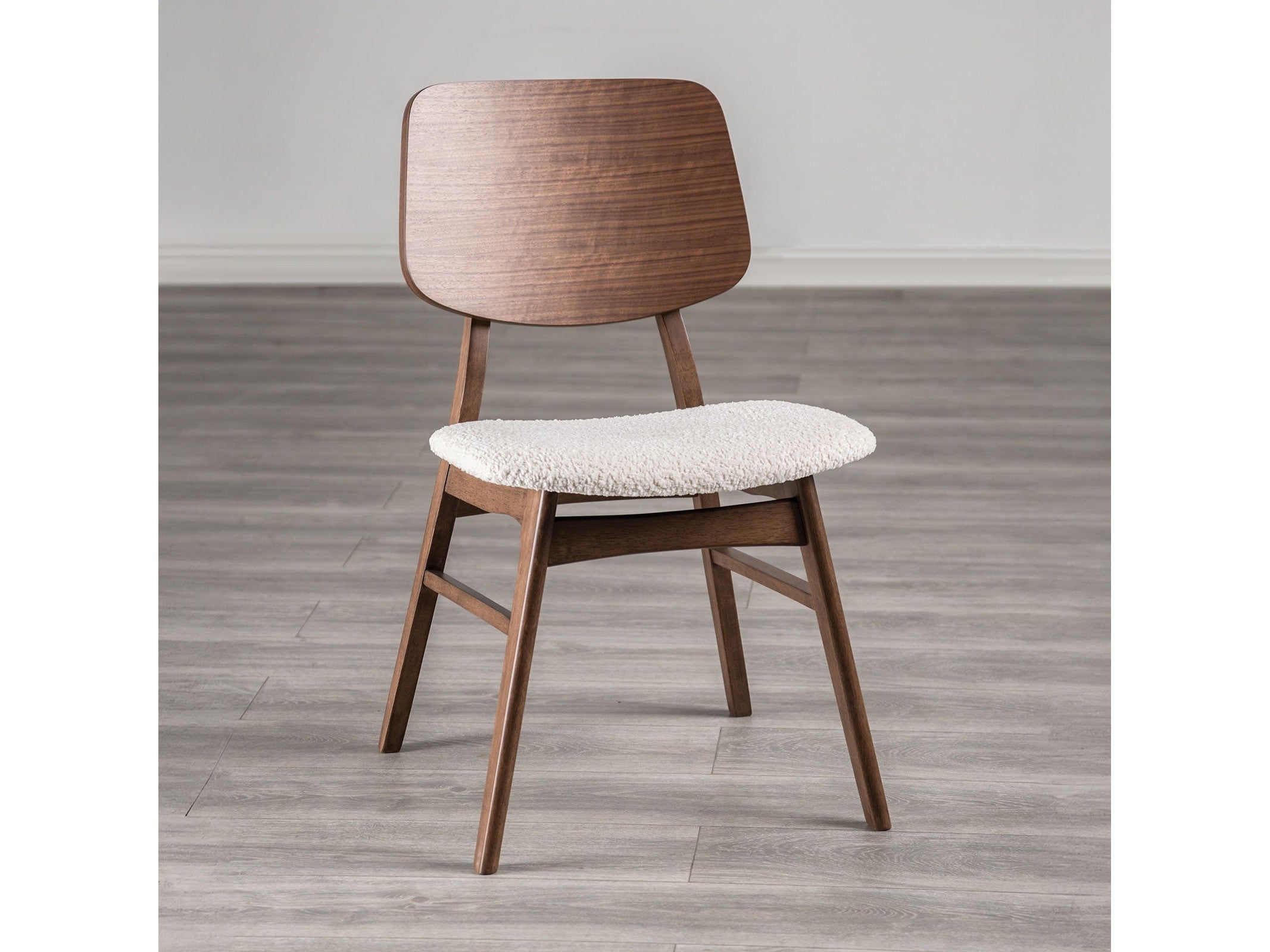 Narvik Walnut/Beige Side Chair (Set of 2)