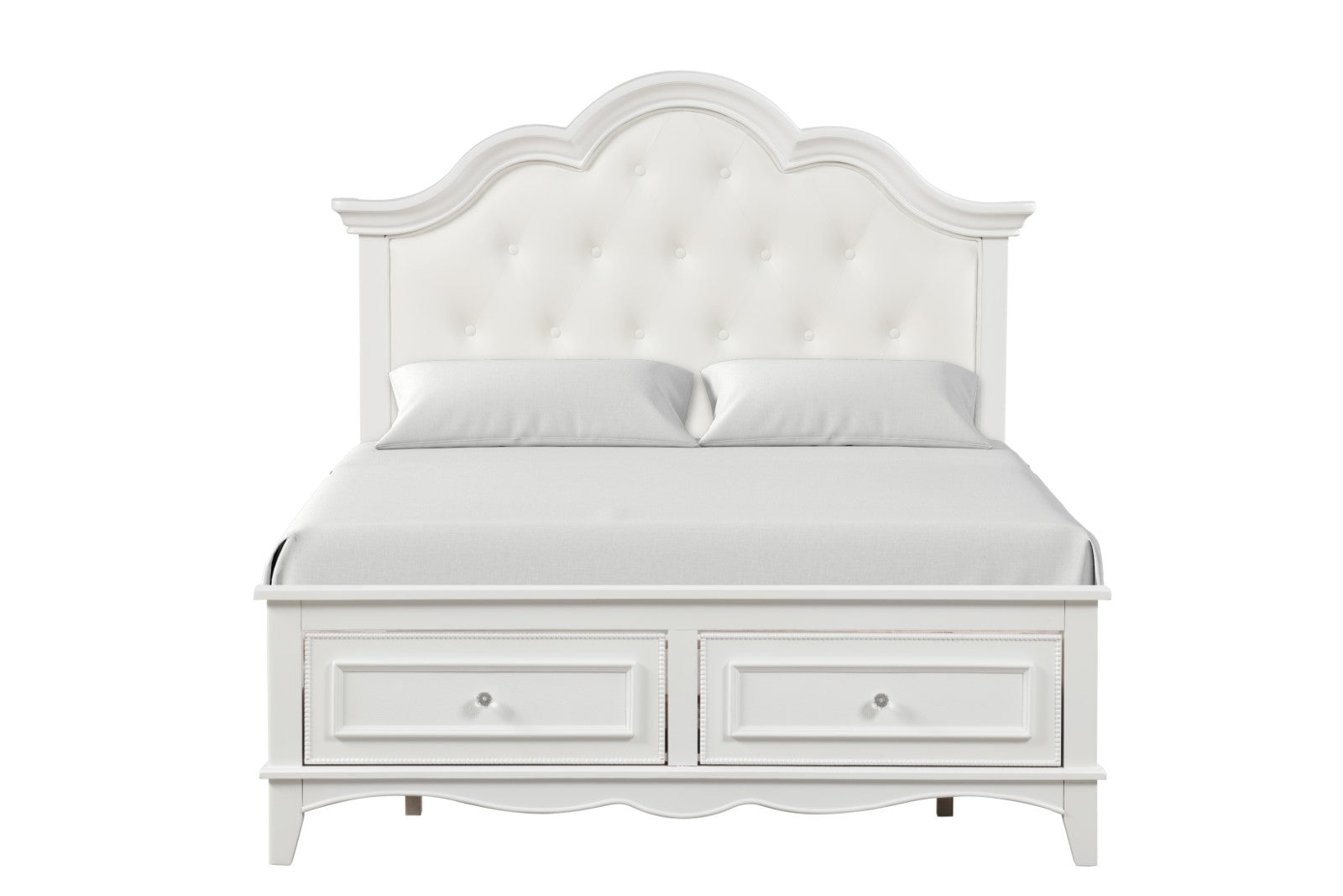 Naucalpan White Full Bed