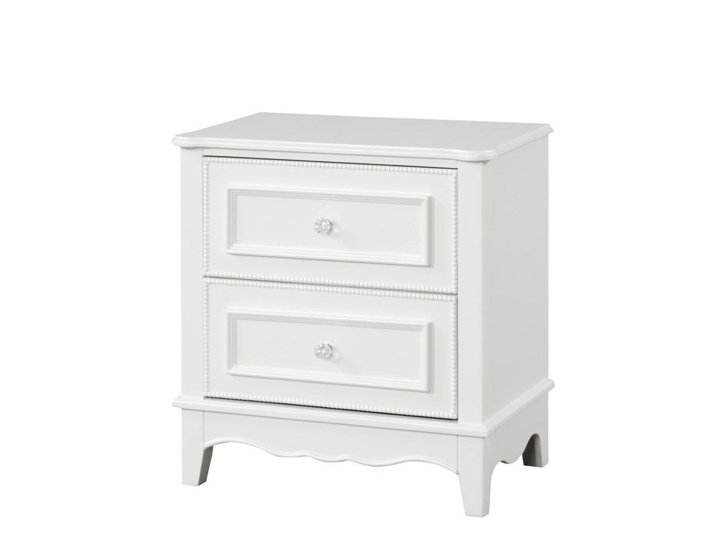 Naucalpan White Nightstand