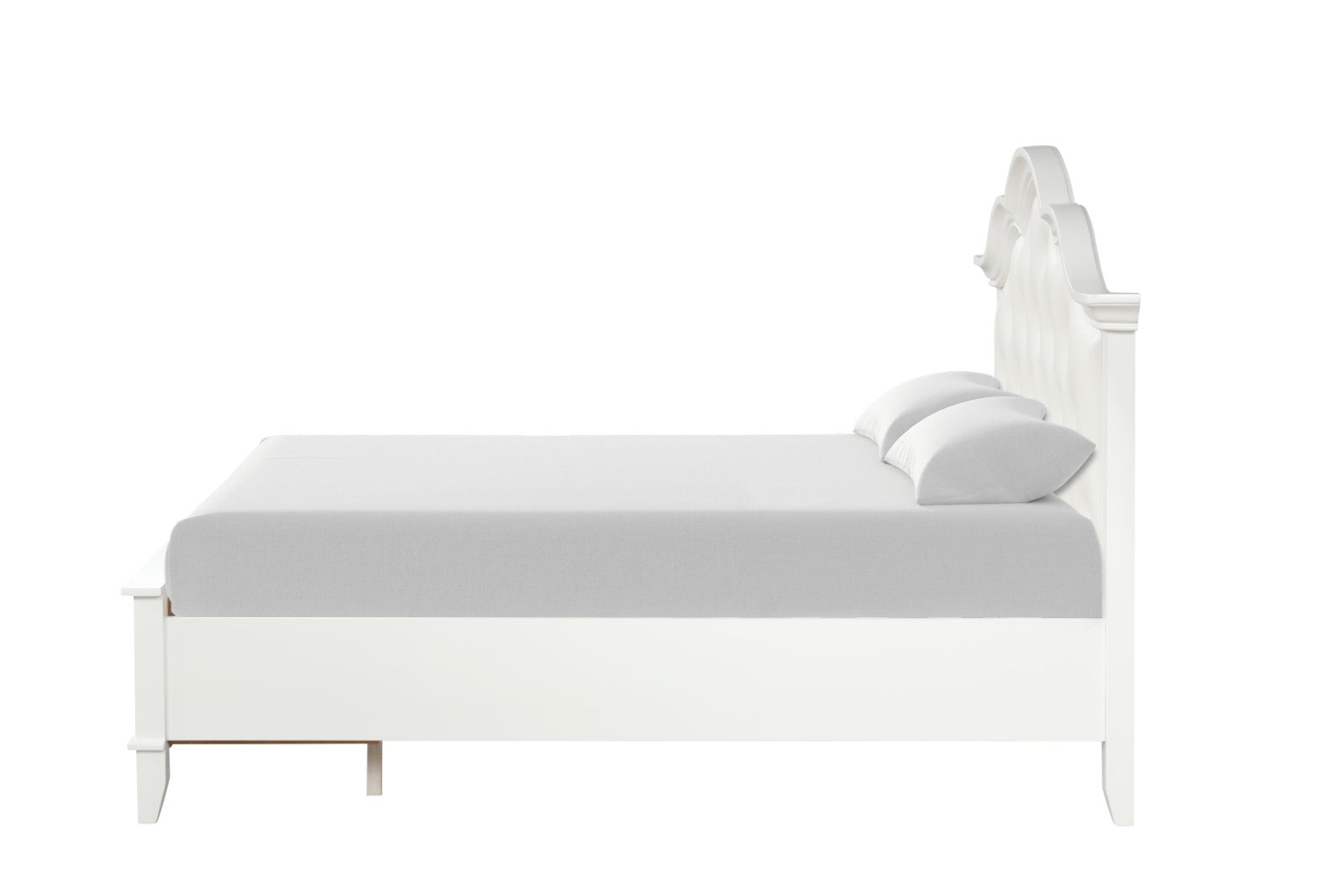 Naucalpan White Queen 5 Piece Bedroom Set w/2 Nightstands