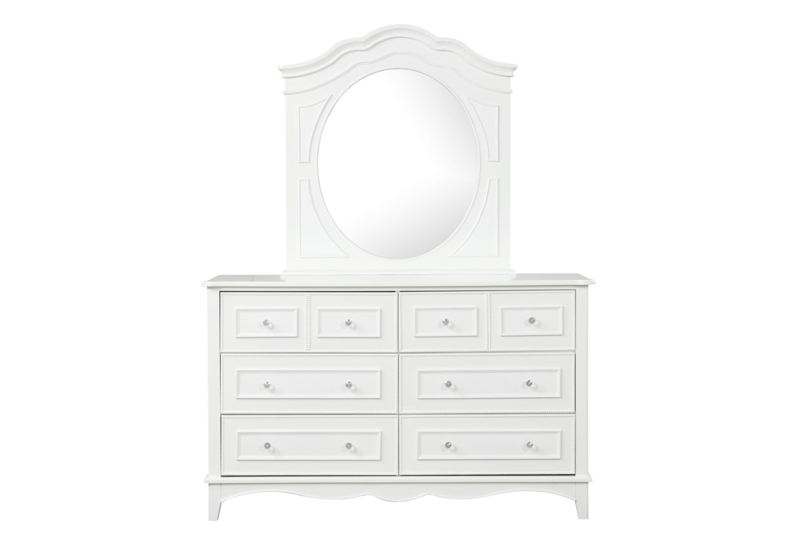 Naucalpan White Twin 4 Piece Bedroom Set