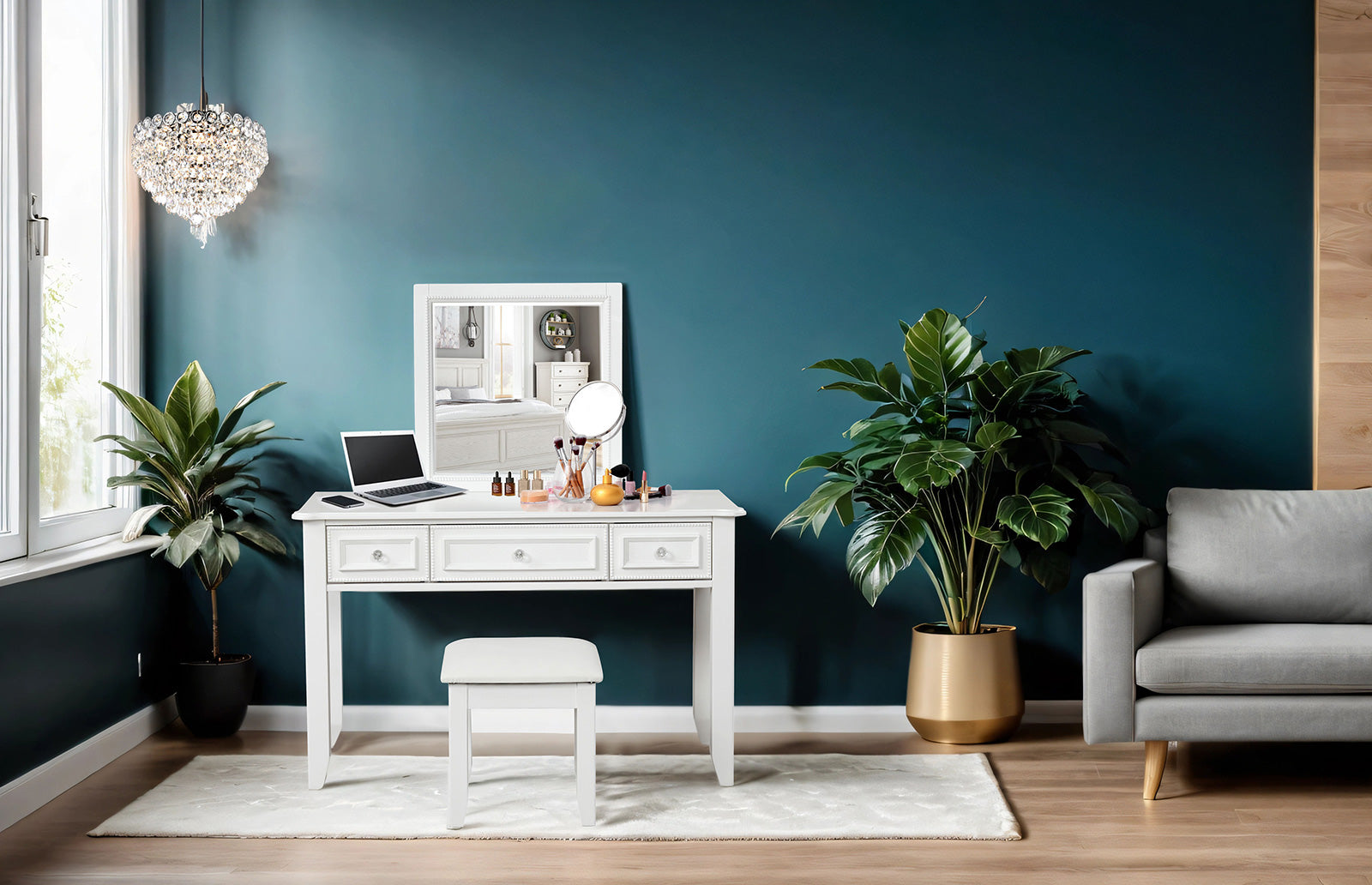 Naucalpan White Vanity