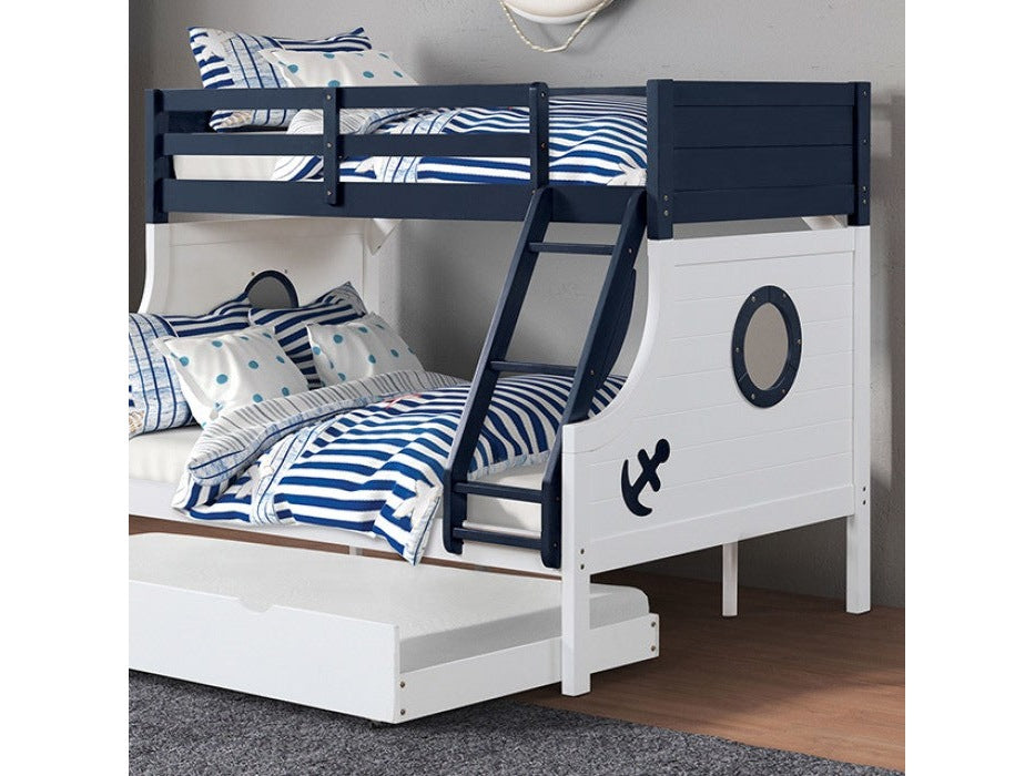 Nautia Blue/White Bunk Bed