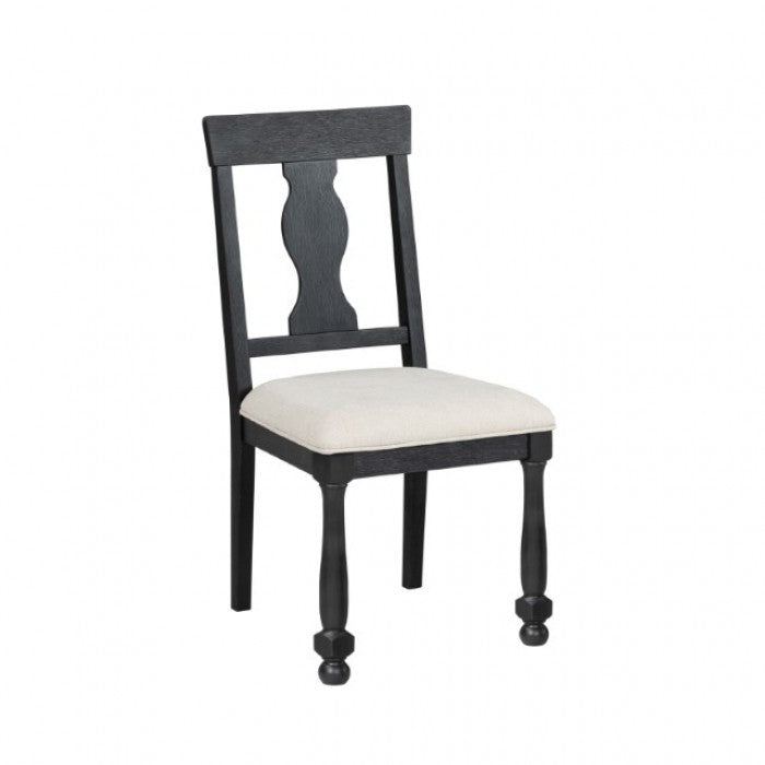Neue Mills Black 7 Piece Dining Set