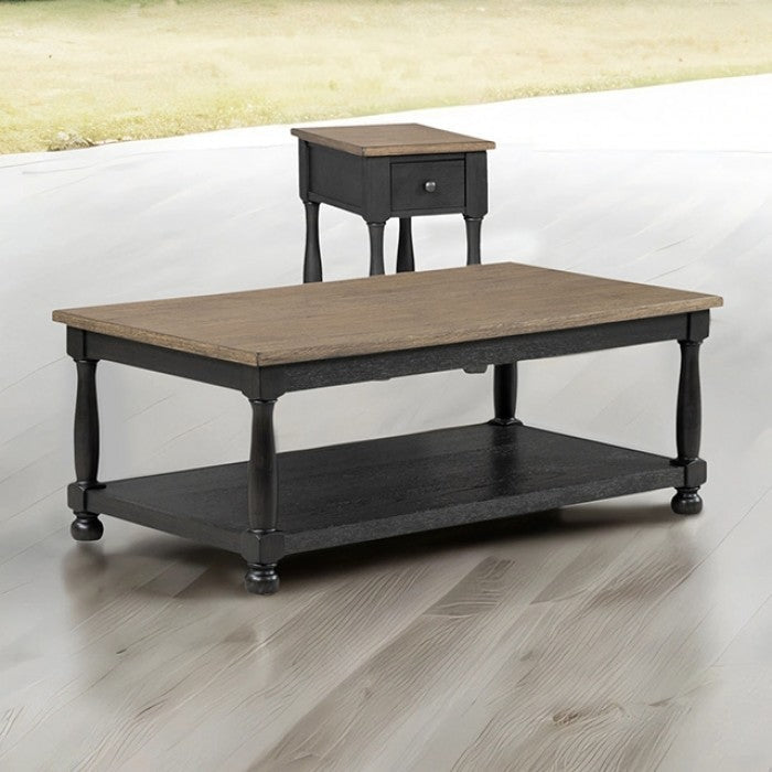 Neue Mills Weathered Black/Brown Coffee Table