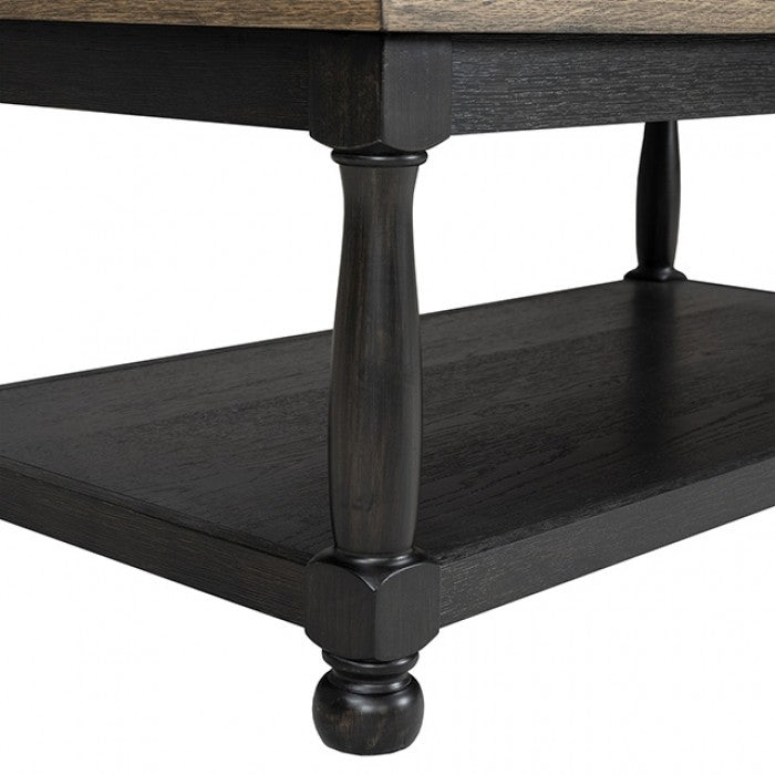 Neue Mills Weathered Black/Brown Coffee Table