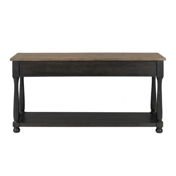 Neue Mills Weathered Black/Brown Sofa Table