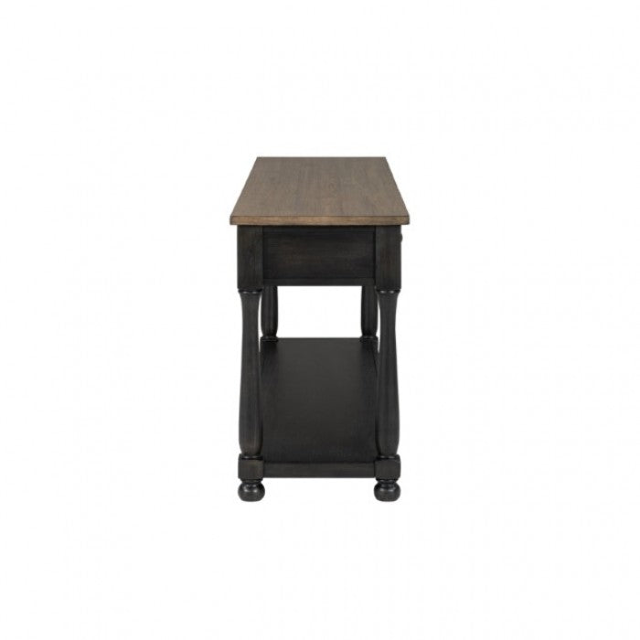 Neue Mills Weathered Black/Brown Sofa Table