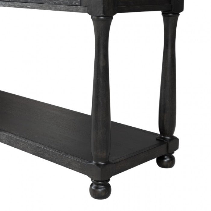 Neue Mills Weathered Black/Brown Sofa Table