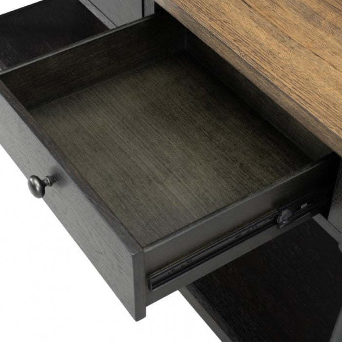 Neue Mills Weathered Black/Brown Sofa Table