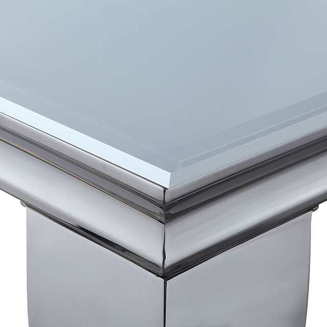 Neuveville White/Chrome Dining Table