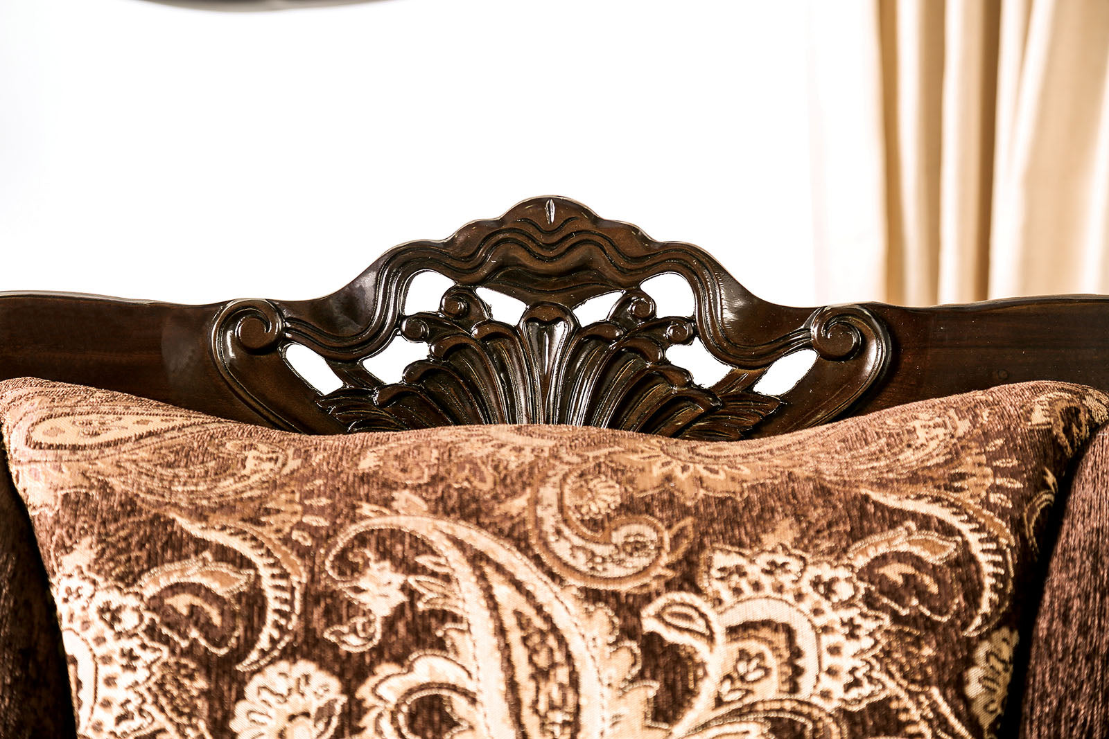 Newdale Brown/Gold Loveseat