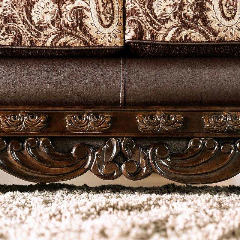 Newdale Brown & Gold Sofa