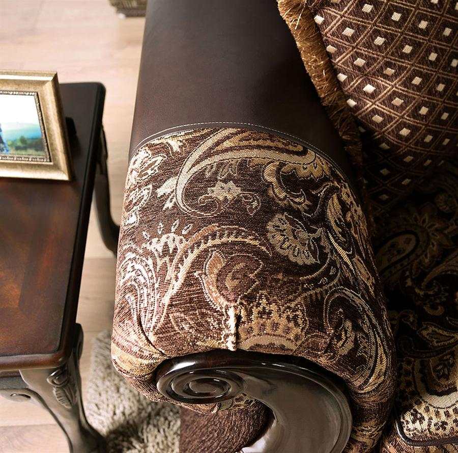 Newdale Brown & Gold Sofa