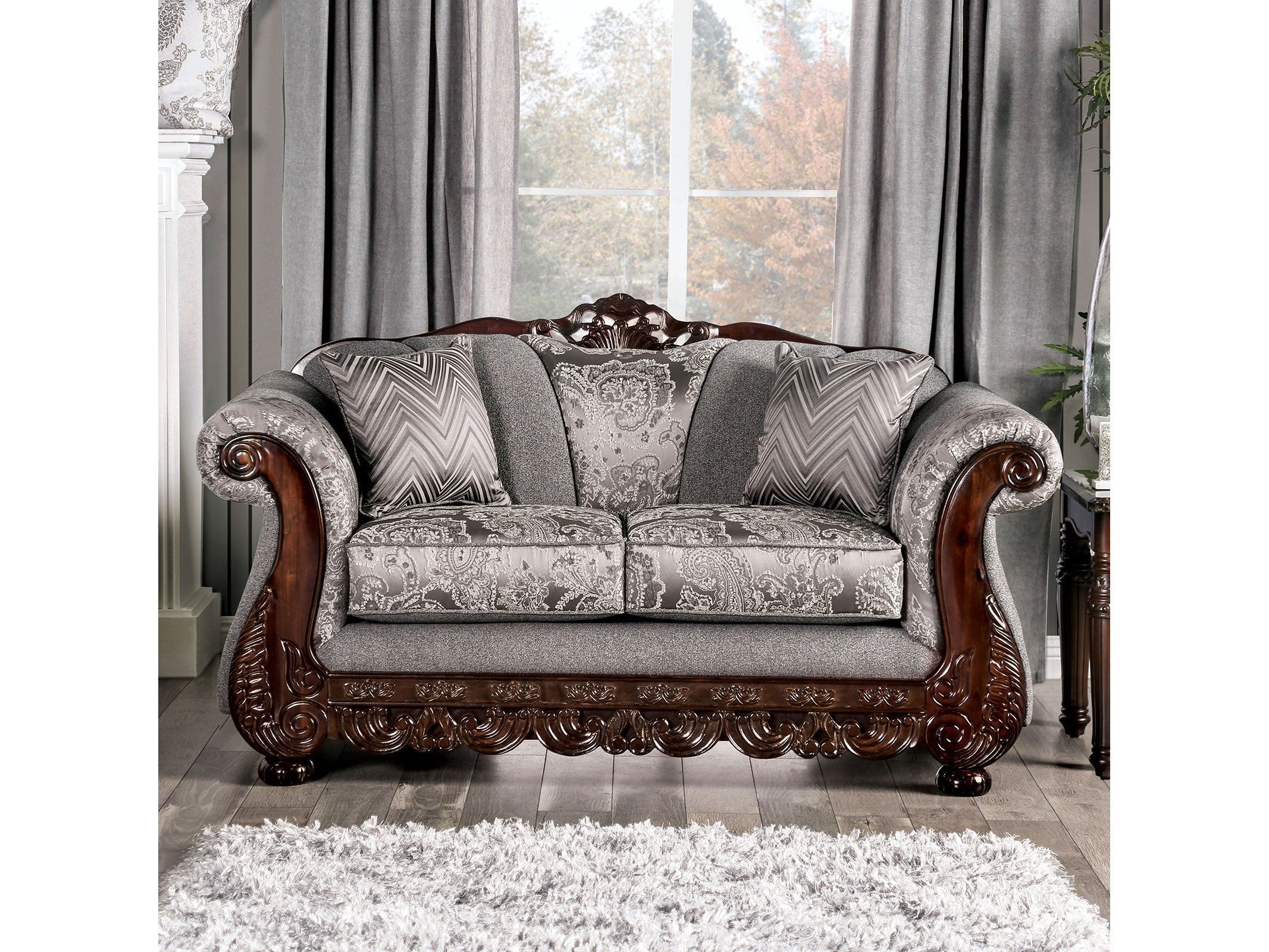 Newdale Gray Loveseat