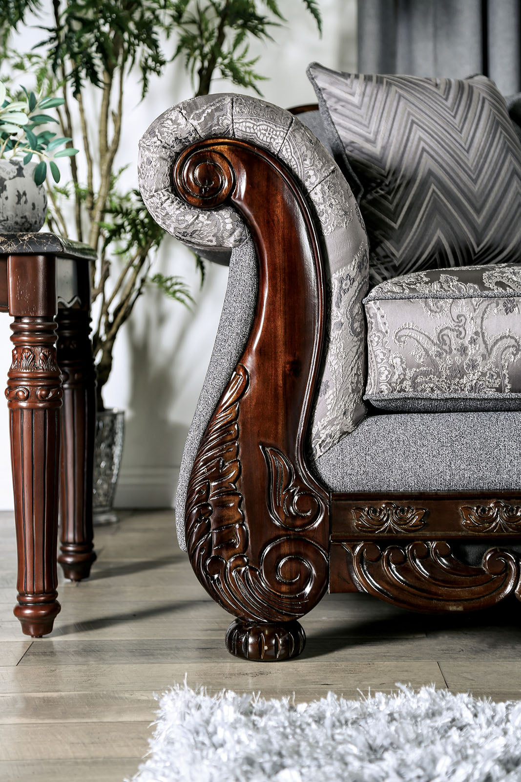 Newdale Gray Sofa & Loveseat