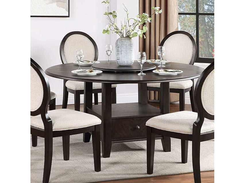 Newforte Espresso/Ivory Dining Table