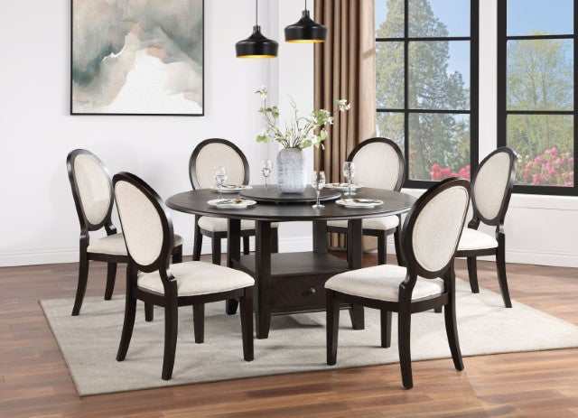 Newforte Espresso/Ivory Dining Table