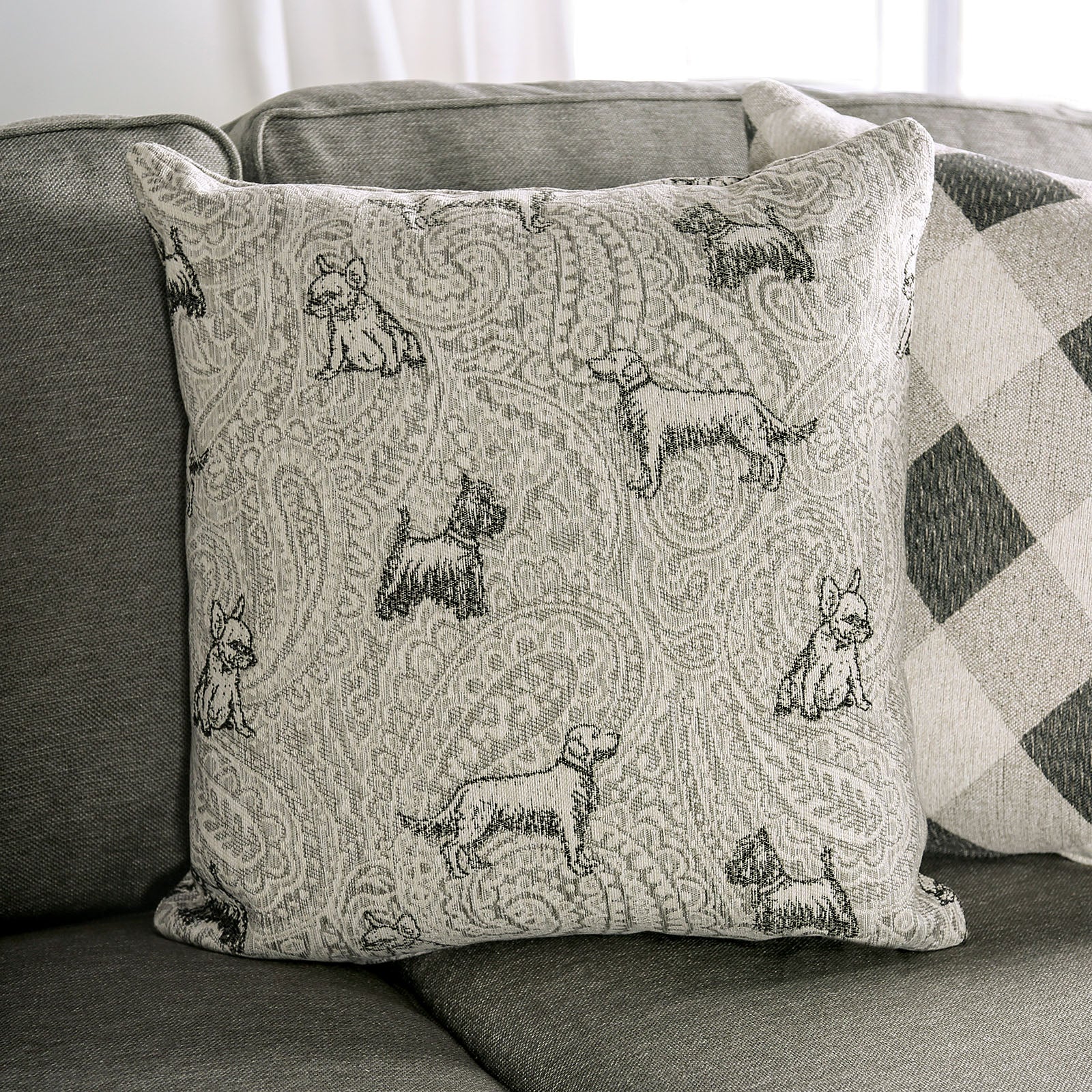 Newry Gray Loveseat