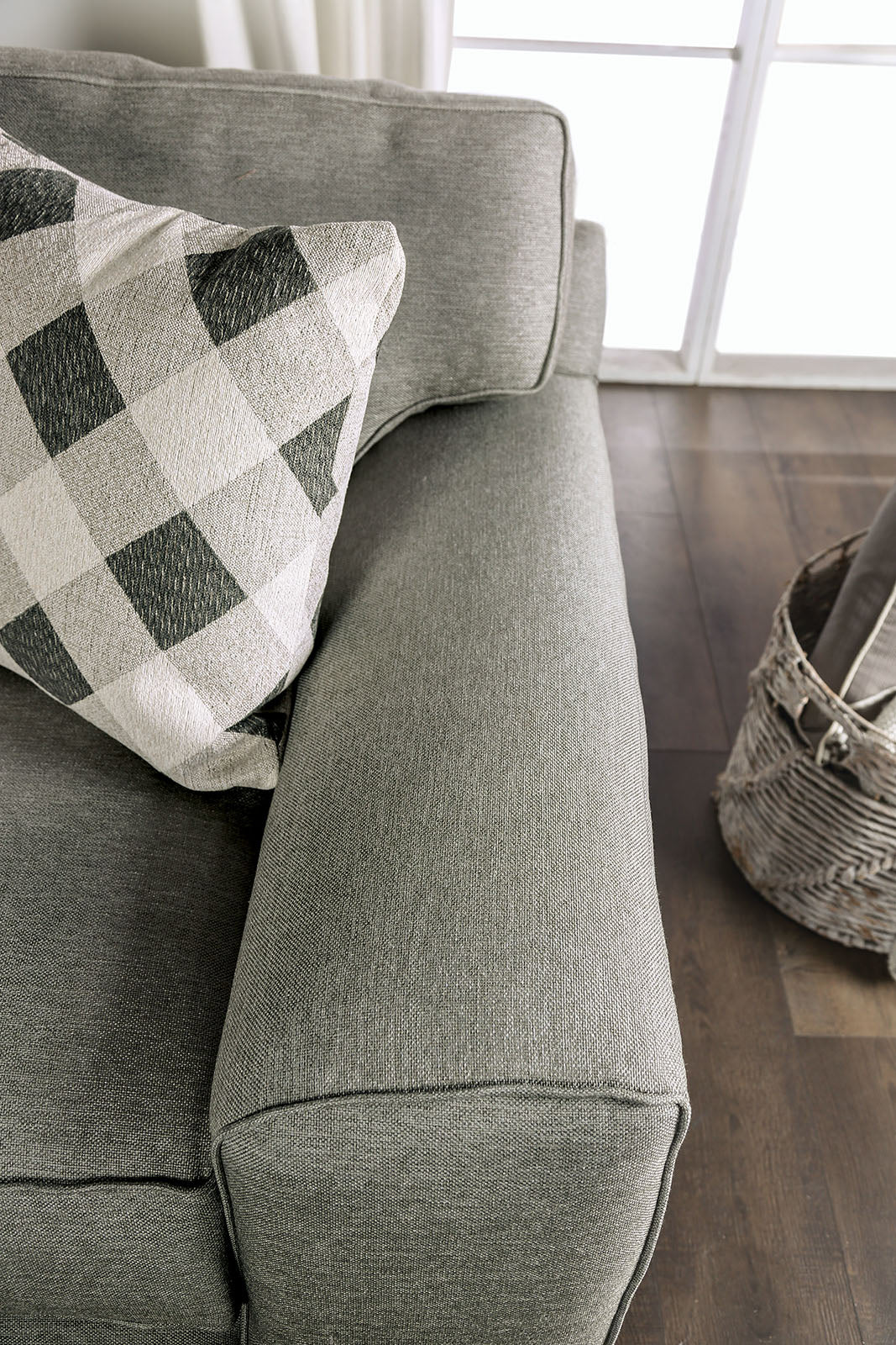 Newry Gray Loveseat