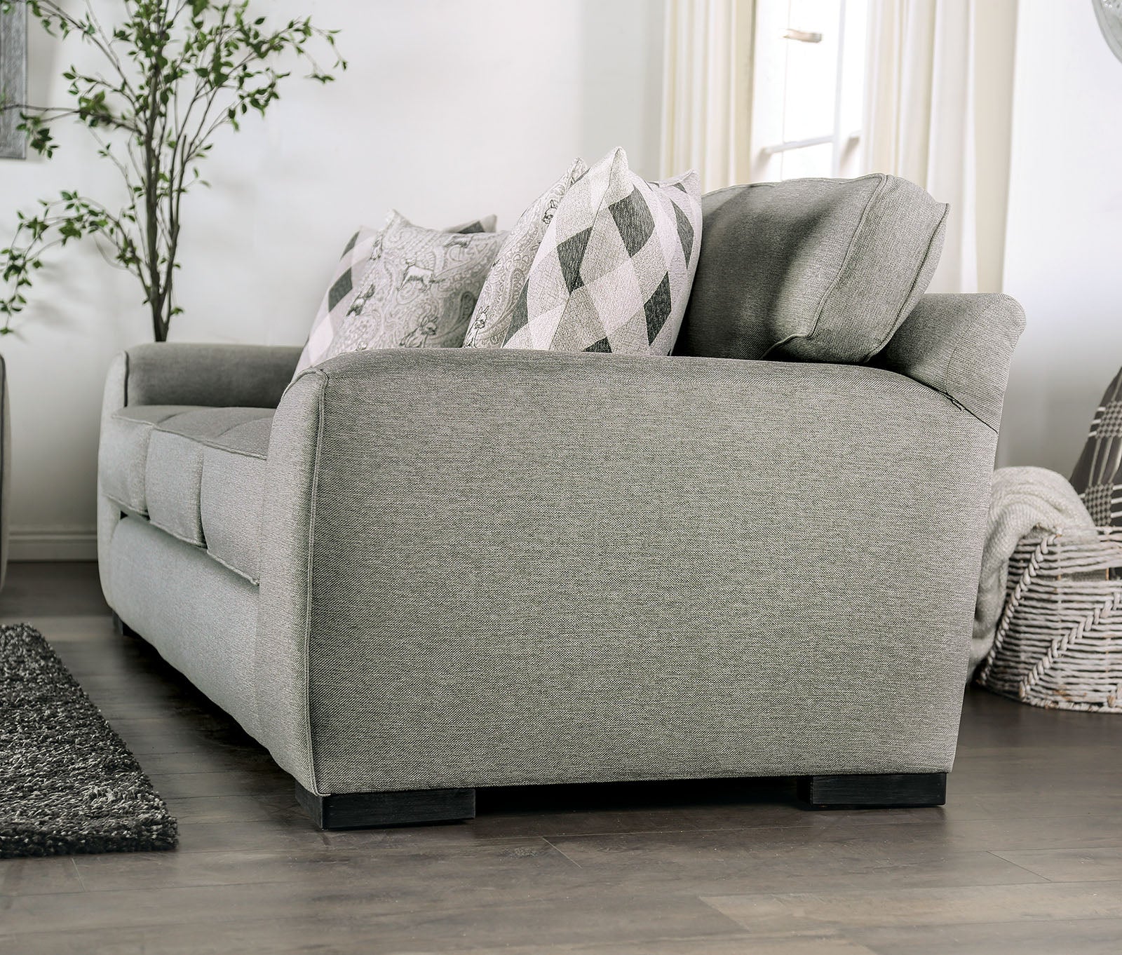 Newry Gray Sofa & Loveseat