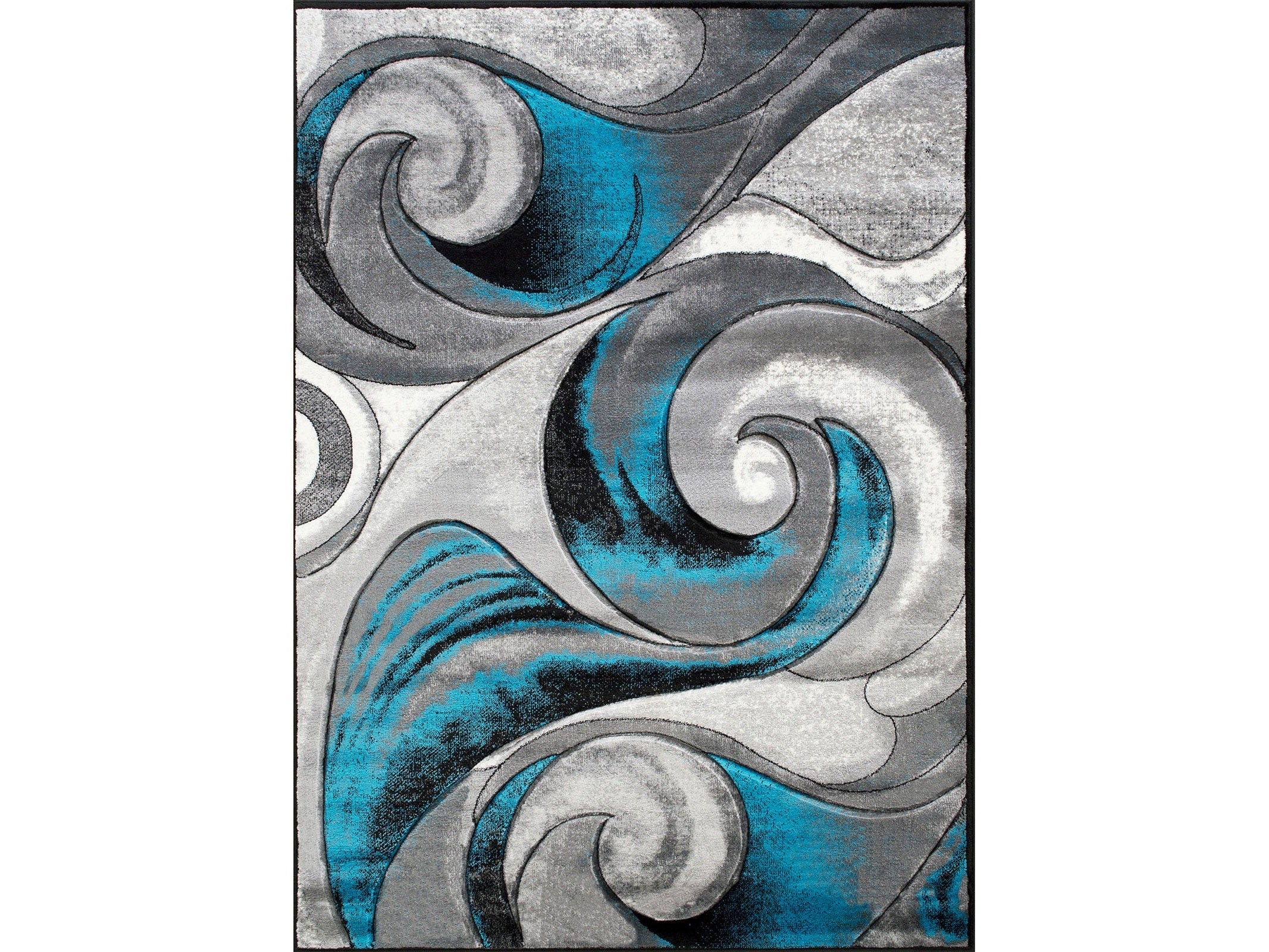 Niksar Turquoise 5' X 7' Area Rug