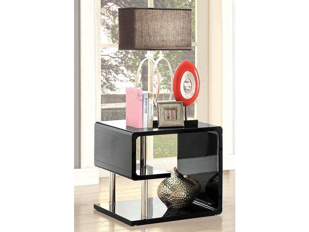 Ninove Black End Table