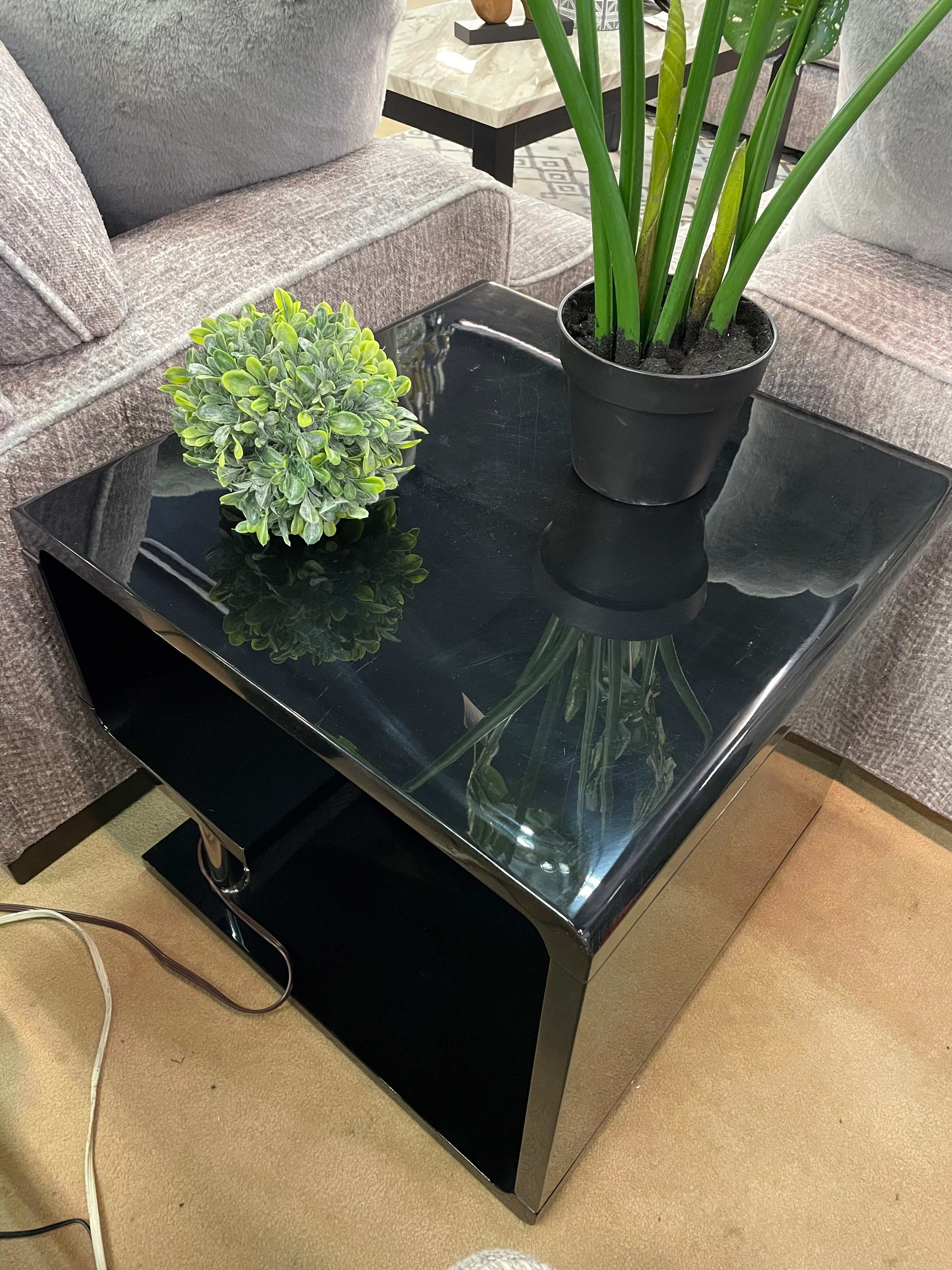 Ninove Black End Table