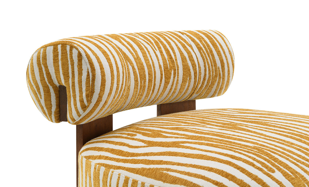 Niobe Yellow Accent Chair