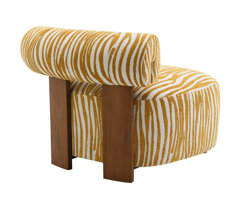 Niobe Yellow Accent Chair
