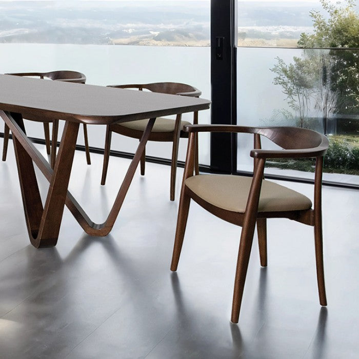 Nordby Walnut 7 Piece Dining Set