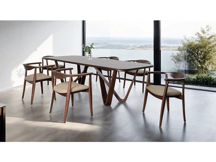 Nordby Walnut Dining Table