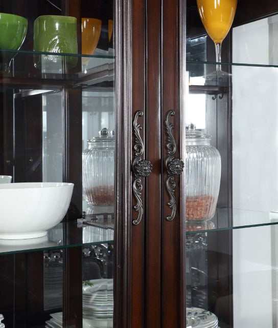Nouvelle Brown Cherry Hutch & Buffet