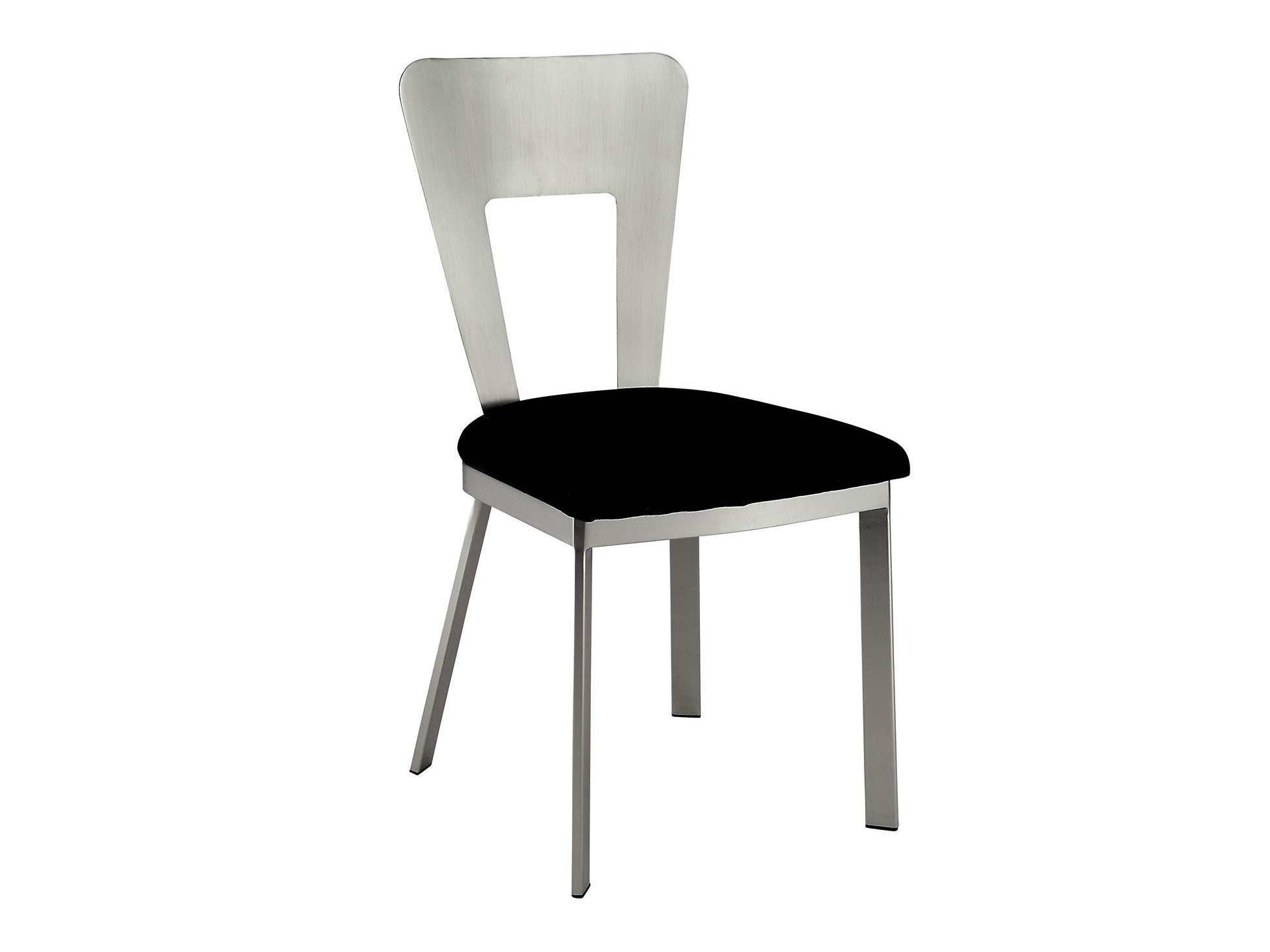 Nova Silver & Black Dining Chair (Set of 2)