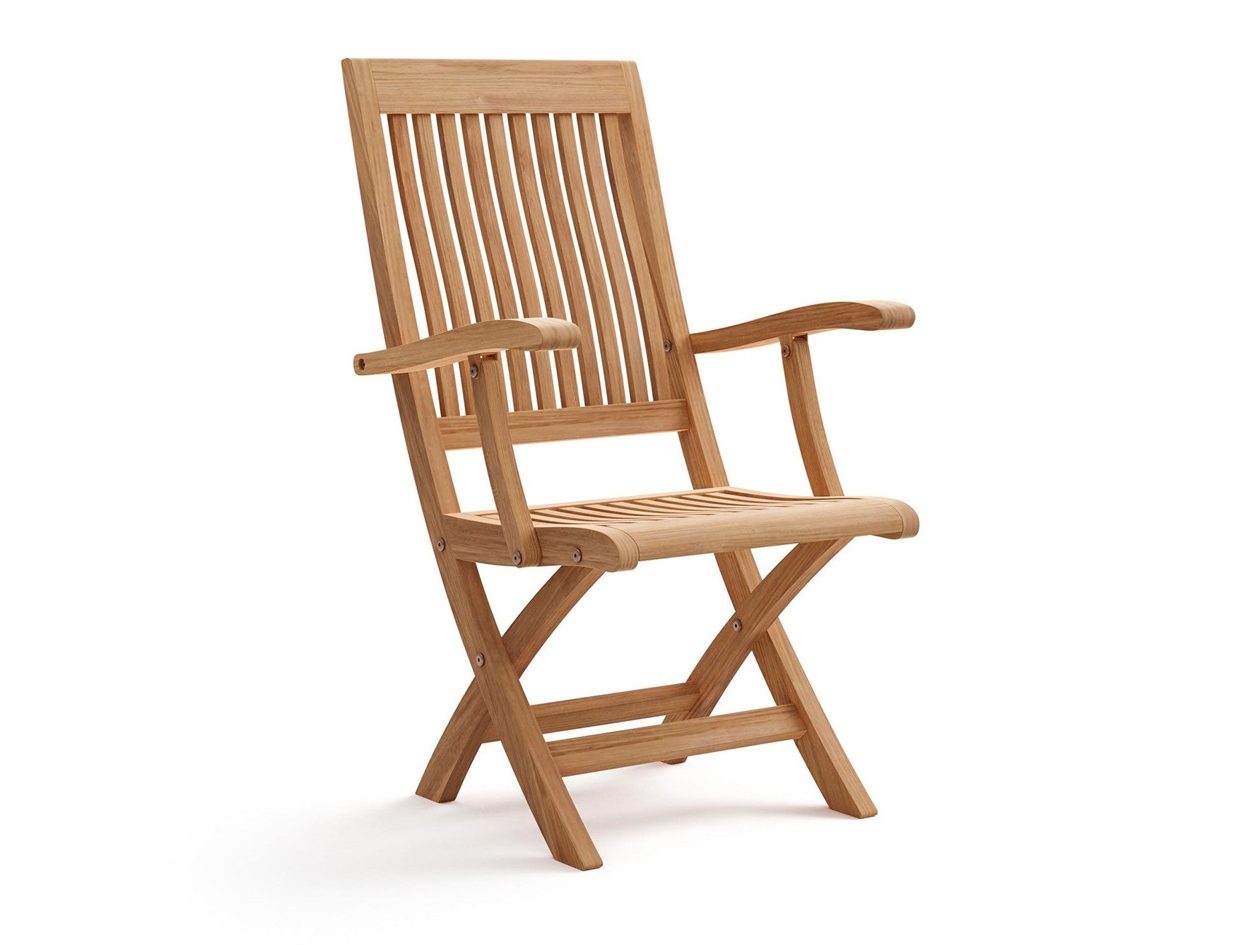 Nusa Natural Folding Arm Chair