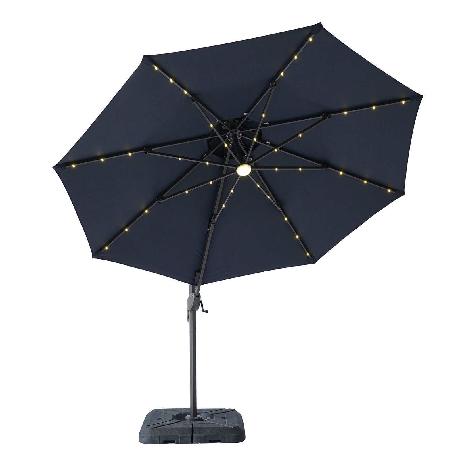 Nuti Blue Round Umbrella