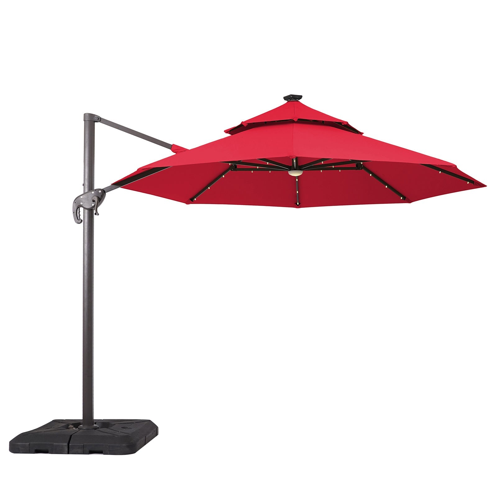 Nuti Red Round Umbrella
