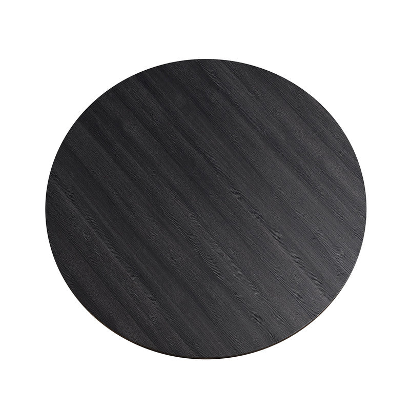 Oberto Dark Gray Round Dining Table