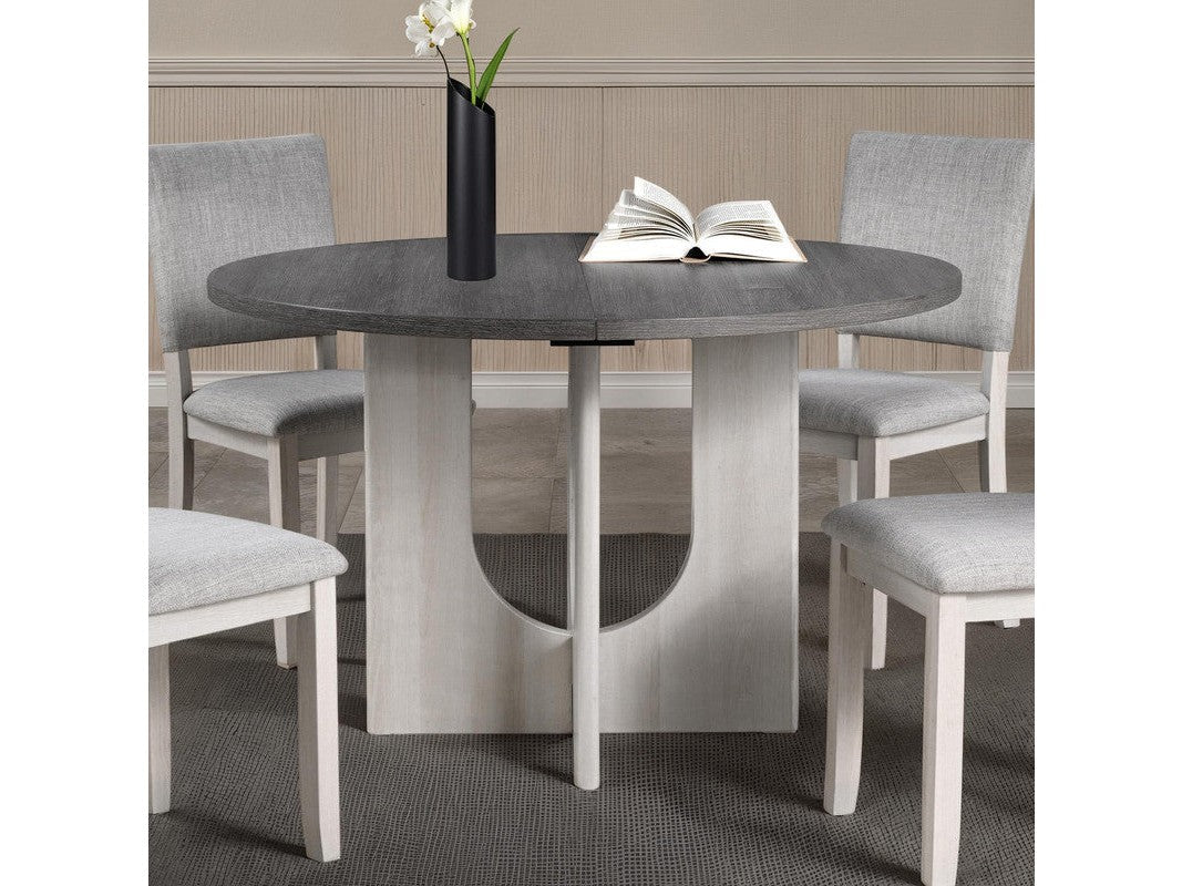 Oberto Gray Round Dining Table