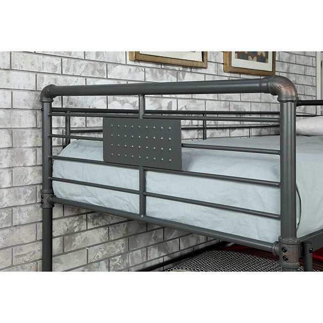 Olga Antique Black Twin/Full/Queen Bunk Bed
